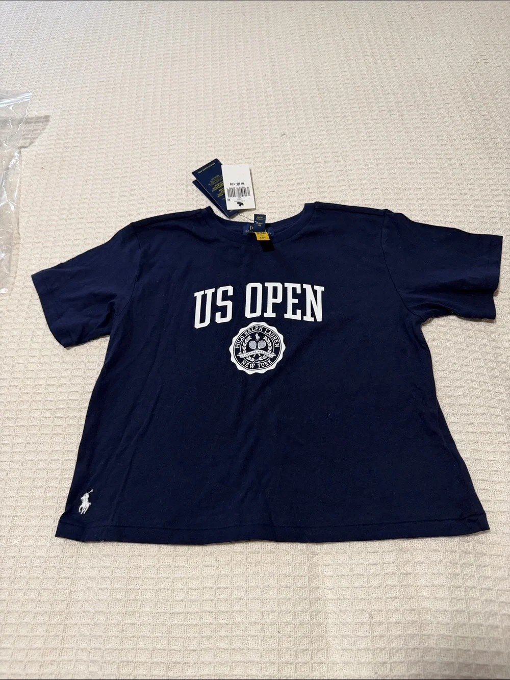 Ralph Lauren Navy Blue US Open Graphic Tee